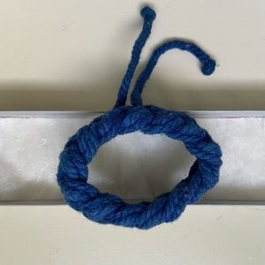 Royal Blue Rope Braided Adjustable Bracelet